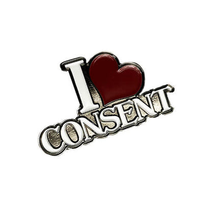 I Heart Consent Pin