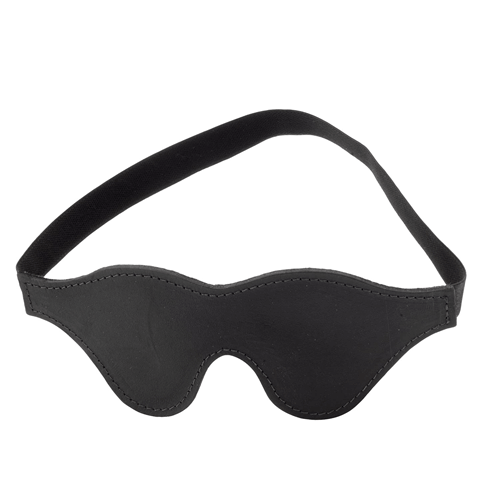 Lined Leather Blindfold