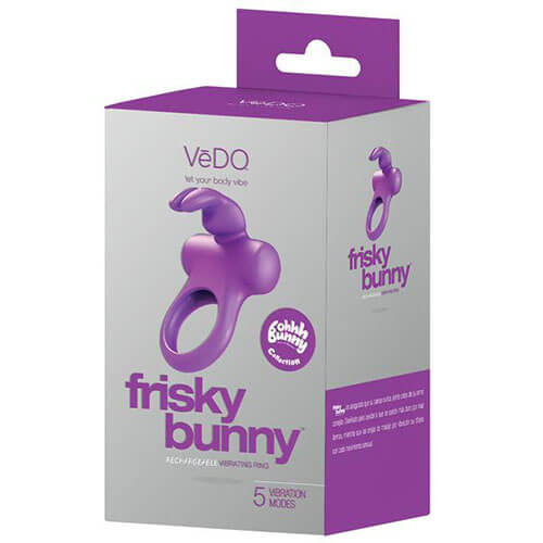 Frisky Bunny Rechargeable Vibrating Ring