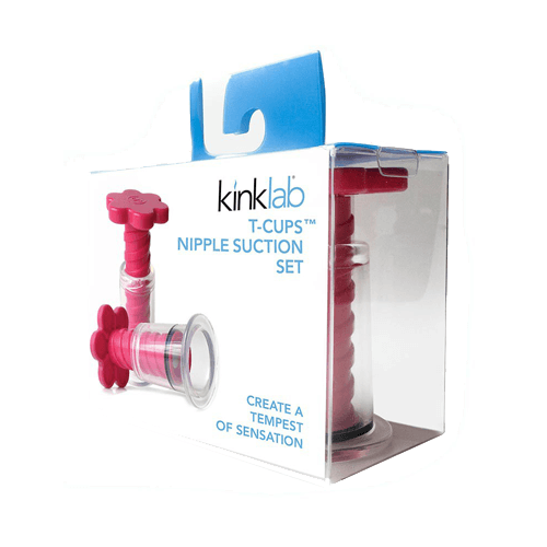 T-Cup Nipple Suction Set by KinkLab