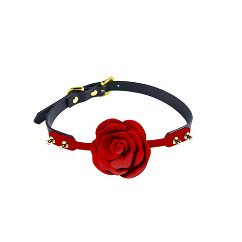 Rose Ball Gag with removable silicone rose by zalo and upko.