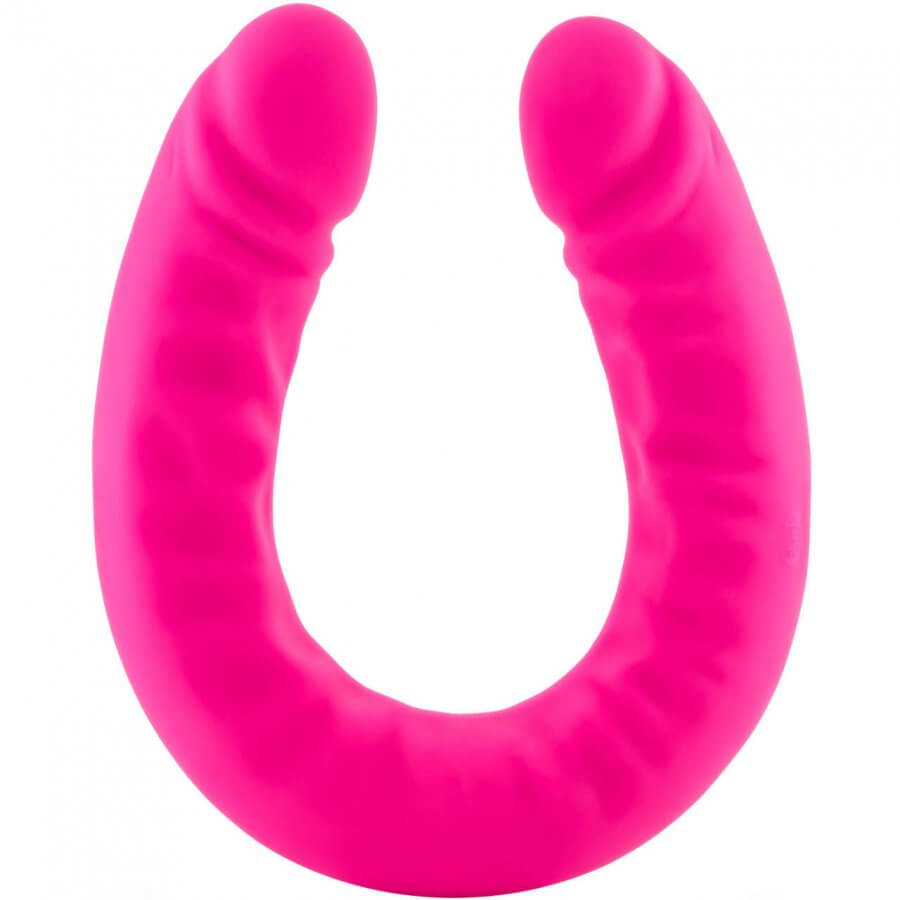 Ruse double ended dildo in pink.