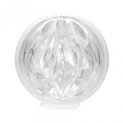 The Ice Lady by Fleshlight facing the camera to provide extra detail of the opening.