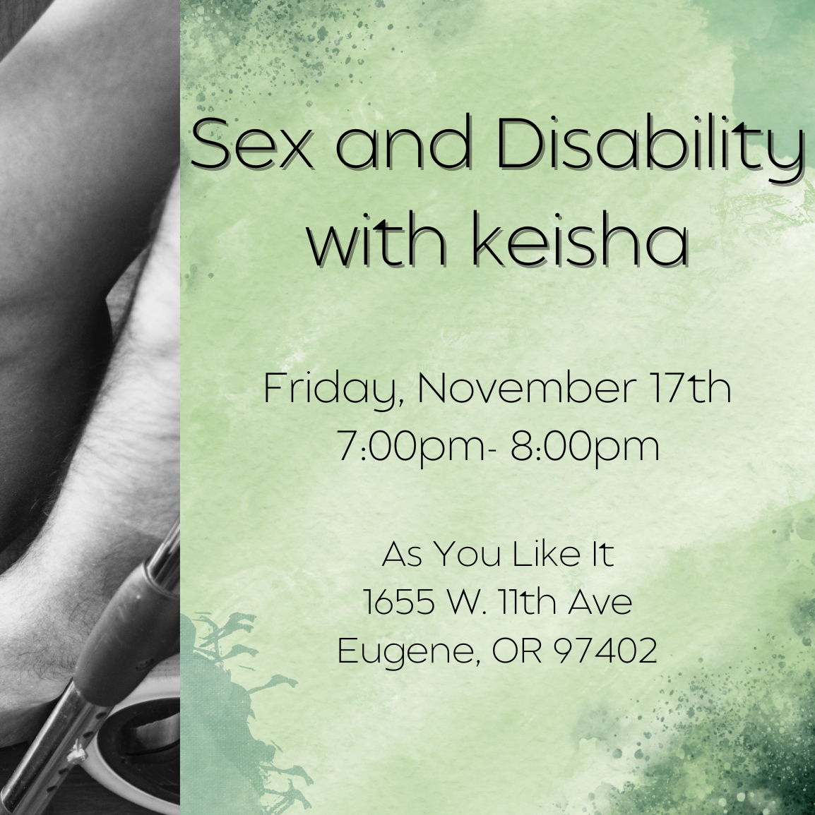 Sex and Disability with keisha - Eugene