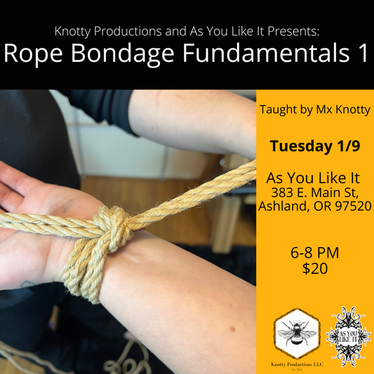 Rope Bondage Fundamentals 1 with Mx. Knotty - Ashland