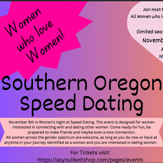 Southern Oregon Speed Dating (for Women!) - Ashland